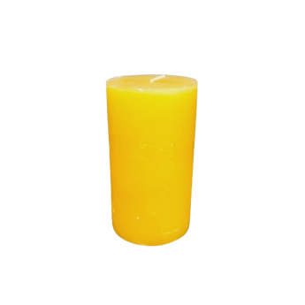 Κερί κορμός διάμετρος 7εκ πορτοκαλί χρώμα