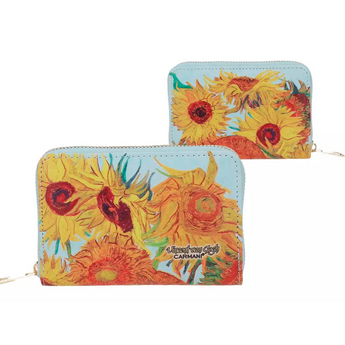 Πορτοφόλι με φερμουάρ Van Gogh/Sunflowers