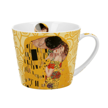 Κούπα πορσελάνης Klimt/Kiss & Tree cream