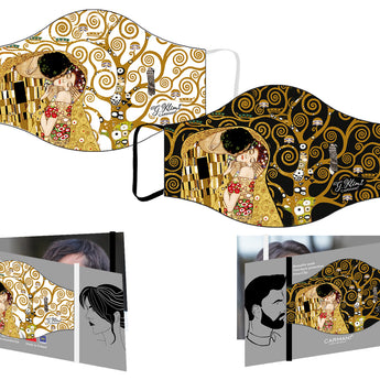 Μάσκα προστασίας σετ/2 Klimt/Kiss & Tree