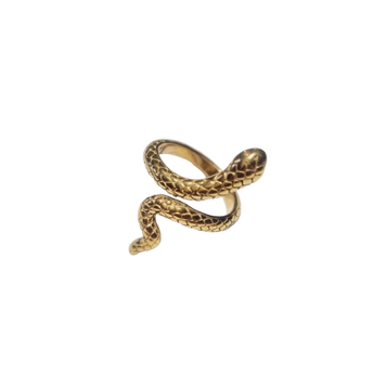 Δαχτυλίδι σε χρυσό χρώμα σχέδιο φίδι