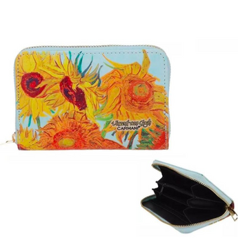 Πορτοφόλι με φερμουάρ Van Gogh/Sunflowers