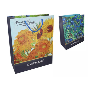 Τσάντα δώρου μεσαία Van Gogh/Sunflowers & Irises