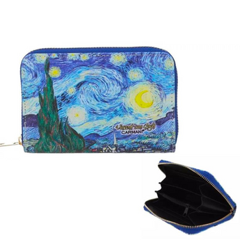 Πορτοφόλι με φερμουάρ Van Gogh/Starry Night