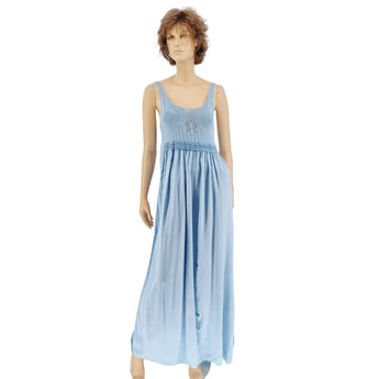 Φόρεμα μακρύ με πλεκτό μπούστο (one size)