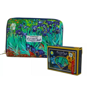 Πορτοφόλι με φερμουάρ Van Gogh / Irises
