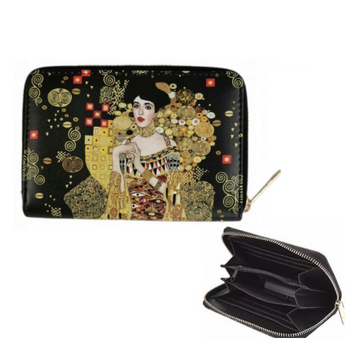 Πορτοφόλι με φερμουάρ Klimt/Adele