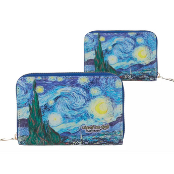 Πορτοφόλι με φερμουάρ Van Gogh/Starry Night